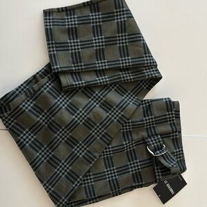 Plaid Pull on Dress Pants Forever21 NWT Size M